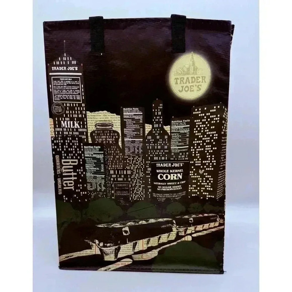 Trader Joe’s Reusable Tote Nocturne Night Cityscape Limited Edition 16.1 x 11.6 - Picture 2 of 5